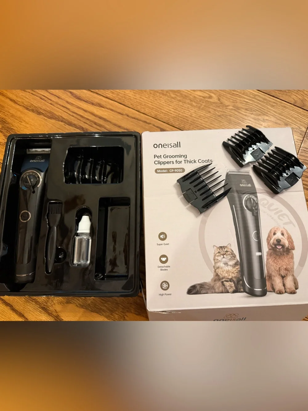 Oneisall Dog Pet Grooming Clippers for Thick Coats CP-9050 replacement parts